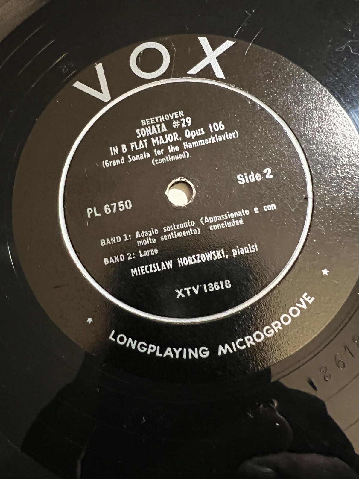 BEETHOVEN - Sonata No. 29 Hammerklavier - Mieczysław Horszowski - VOX PL 6750 - Image 5