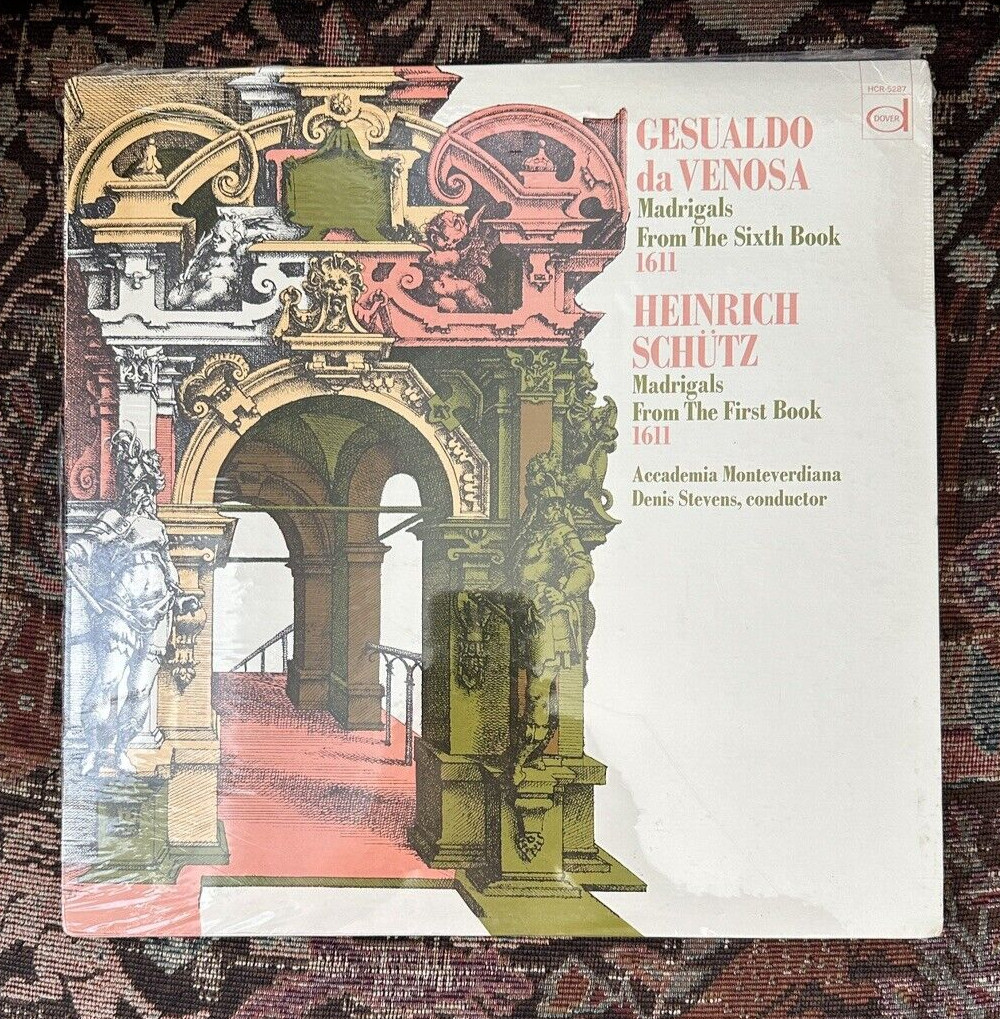 SEALED: Denis Stevens/Accademia Monteverdiana GESUALDO/SCHUTZ - Dover HCR-5287
