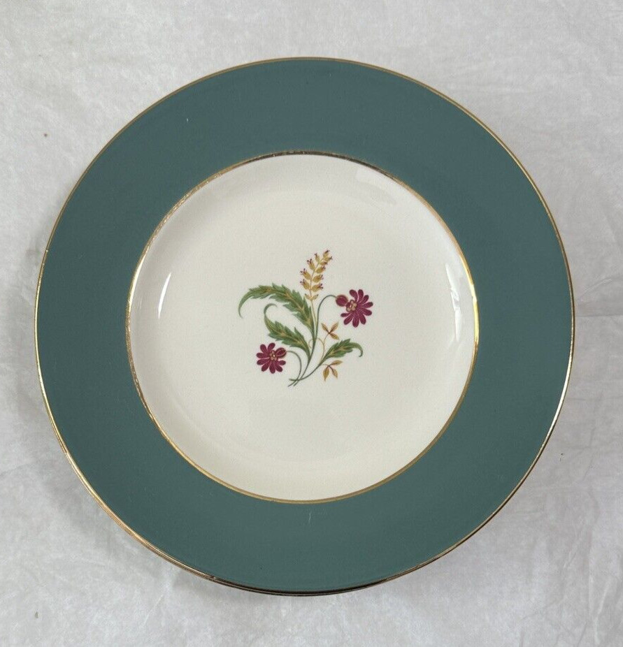 Set of Four (4) Homer Laughlin Cavalier Eggshell Dessert Plates - 7 1/4" - Image 1