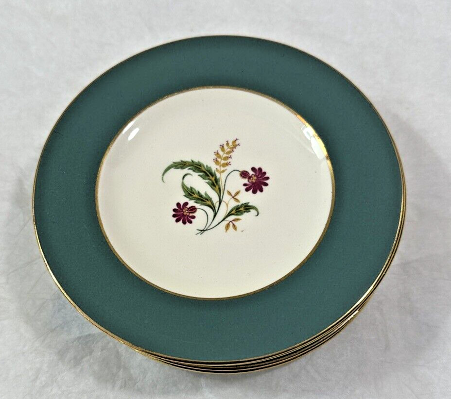 Set of Four (4) Homer Laughlin Cavalier Eggshell Bread Butter Plates - 6 1/8" - Image 1