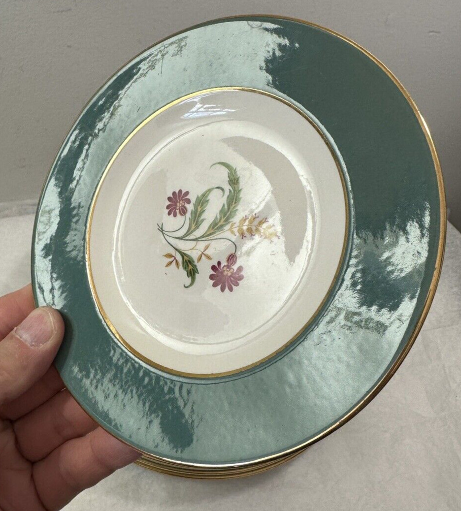 Set of Four (4) Homer Laughlin Cavalier Eggshell Bread Butter Plates - 6 1/8"