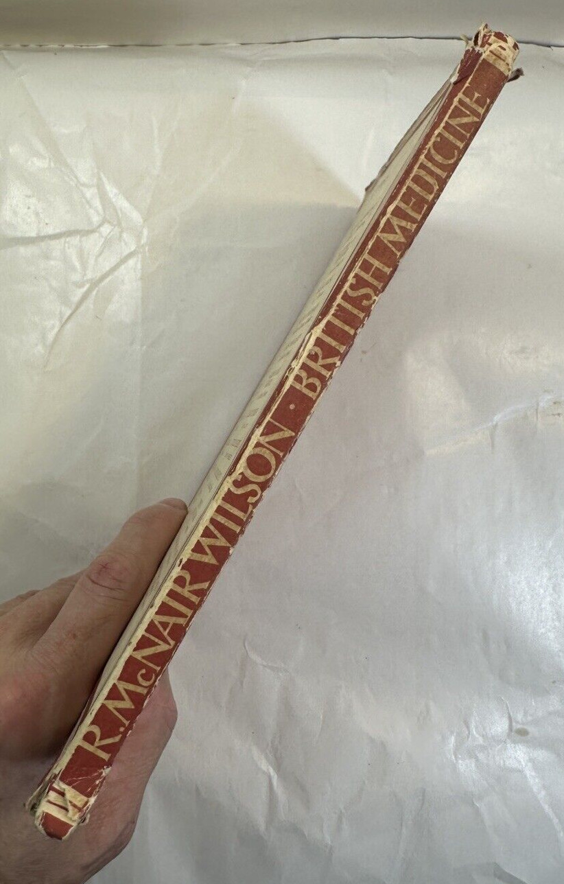 British Medicine / R. McNair Wilson - 1941 Wartime Dustjacket - Image 6