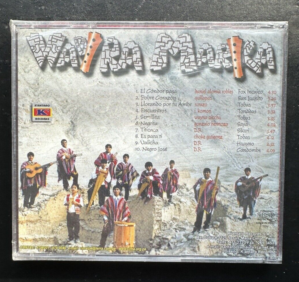 SEALED: Wayra Marka - Music Of The Andes - K'Antaro Records - Image 1