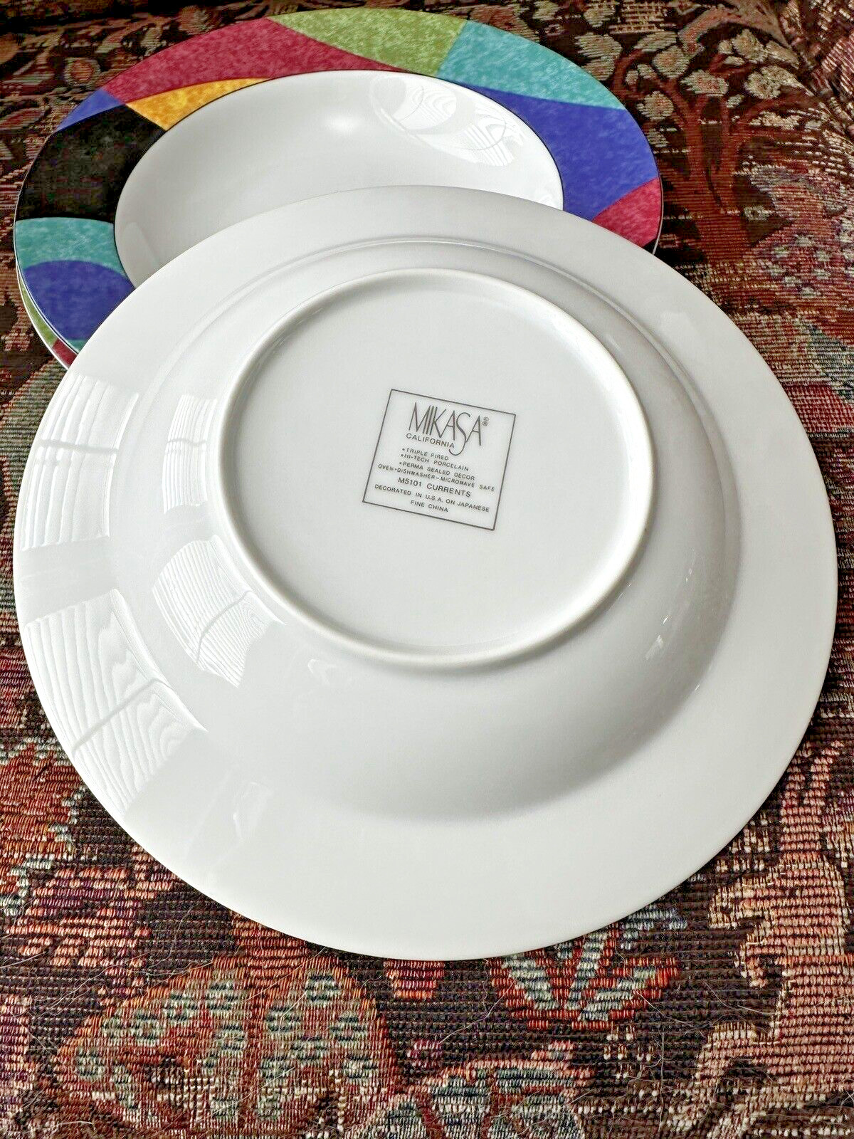 Three (3) Mikasa California Currents Soup / Salad / Pasta Bowls - 8.5" - M5101 - Image 6