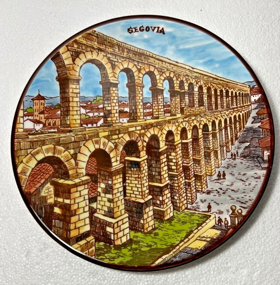 MG Ceramics Spain - Scene from the Aqueduct of Segovia