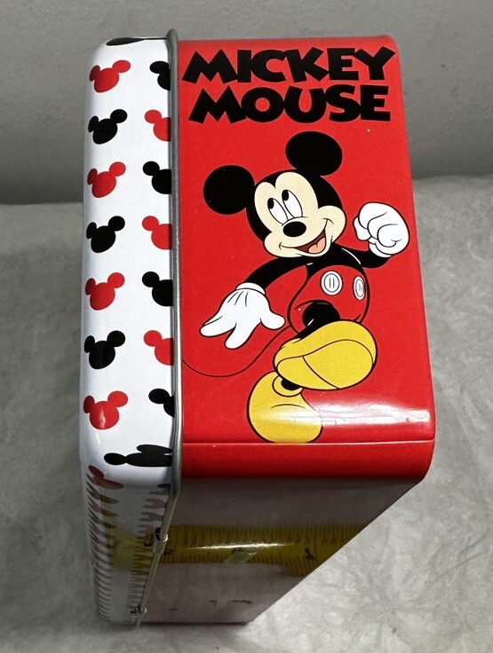 Disney World Mickey Mouse Tool Pencil Tin Carrying Case With Handle - Image 3
