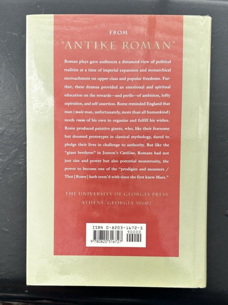 Antike Roman: Power Symbology and the Roman Play in Early Modern England - Image 4