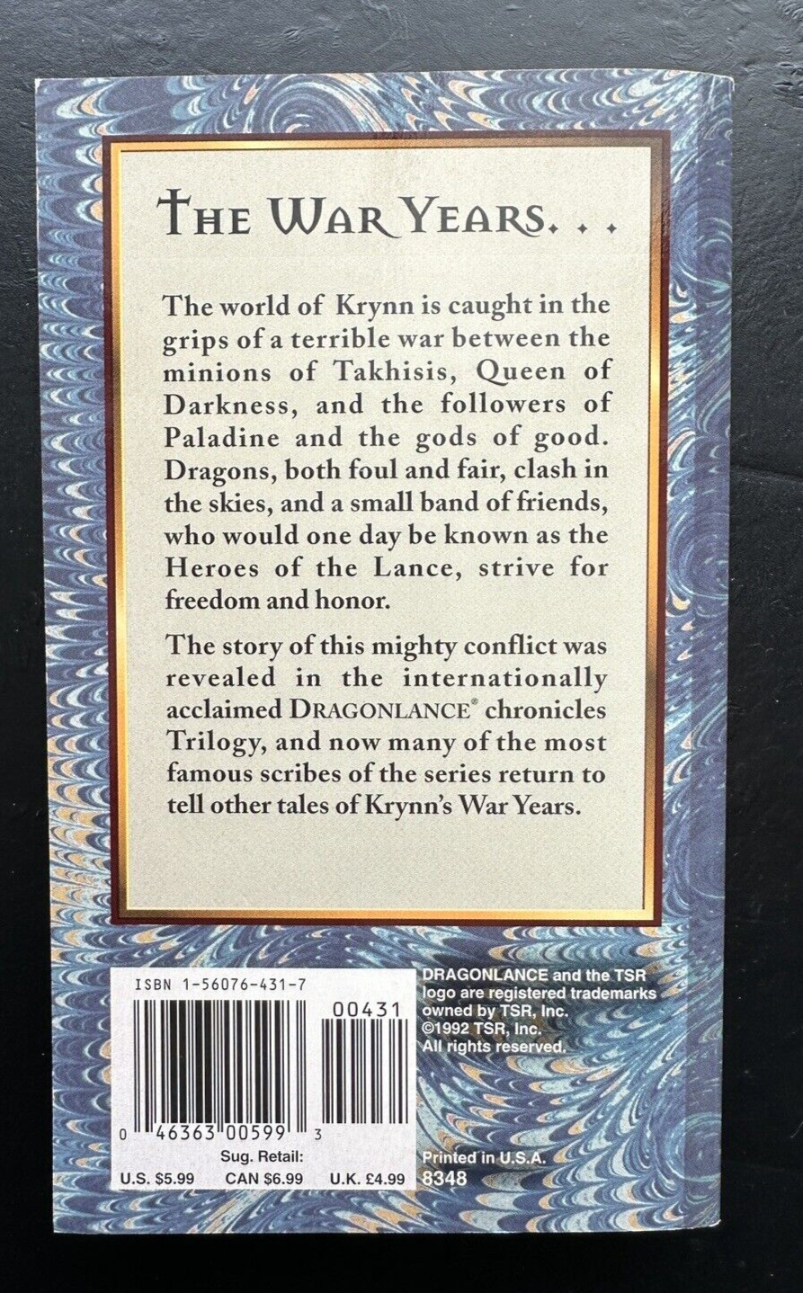 The War of the Lance - Weis Hickman Knaak - Immaculate - First Printing - Image 1