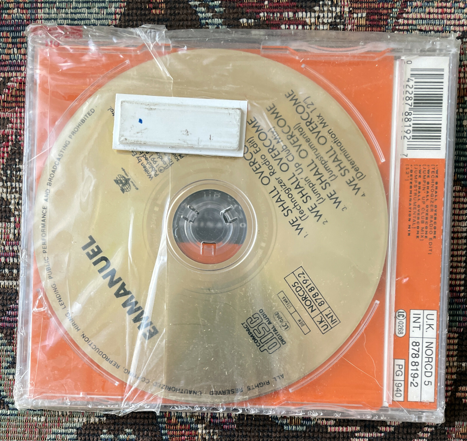 SEALED: EMMANUEL - WE SHALL OVERCOME - CD EP  - Image 1