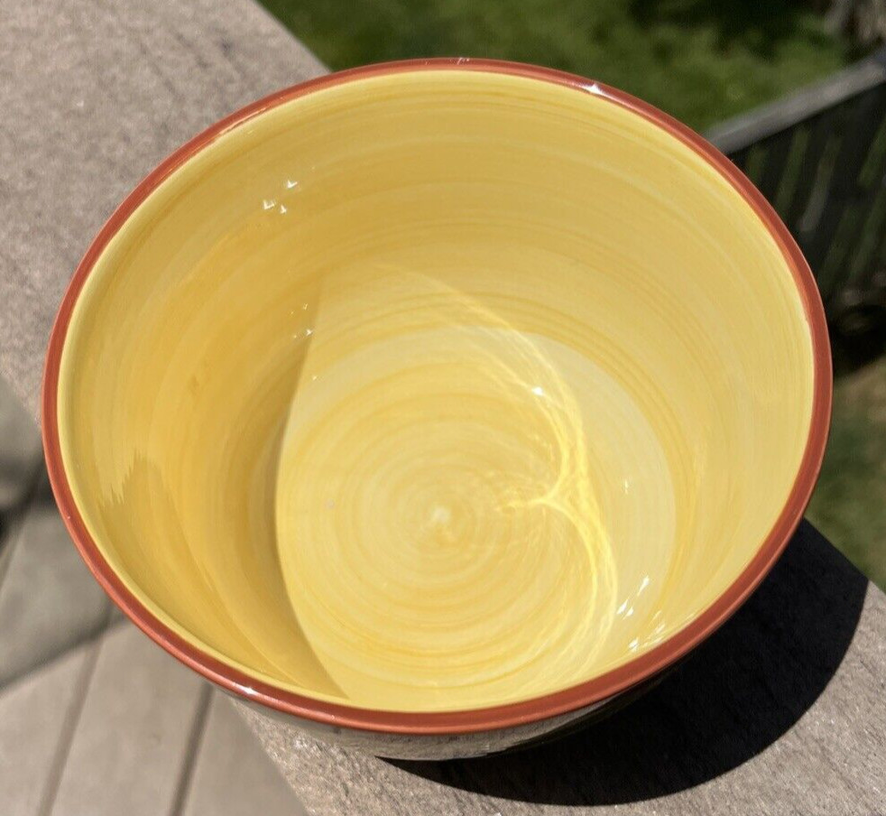 One (1) 222 Fifth Late Harvest Soup / Cereal Bowl - Unboxed, Immaculate - Image 1