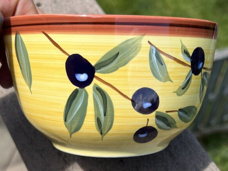 One (1) 222 Fifth Late Harvest Soup / Cereal Bowl - Unboxed, Immaculate - Image 2