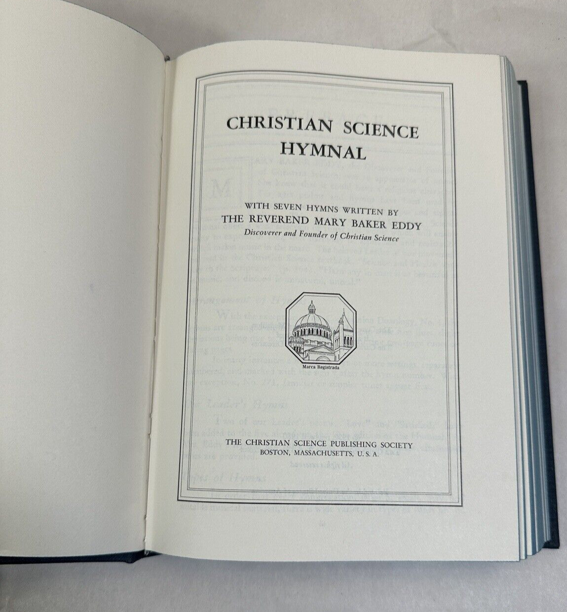 Christian Science Hymnal - 1960 - Hardcover - Reverend Mary Baker Eddy - Image 1
