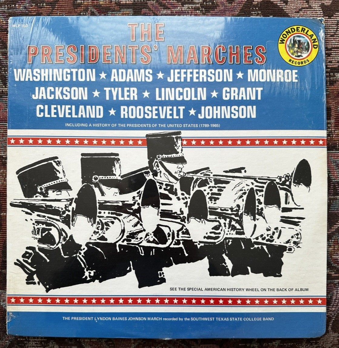 SEALED: The President's Marches - Wonderland Records WLP 163