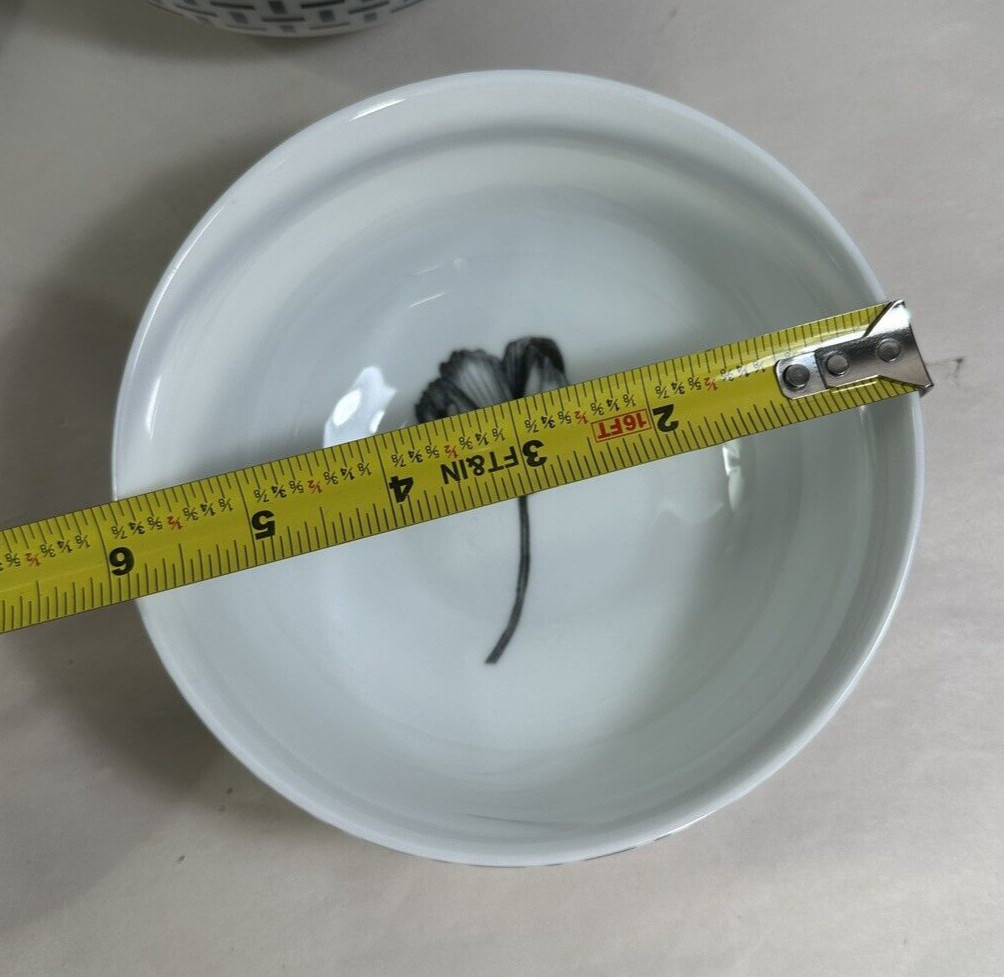 Stella Pattern by Spode Home Cereal Soup Deep Bowls Set of 4 - Image 6