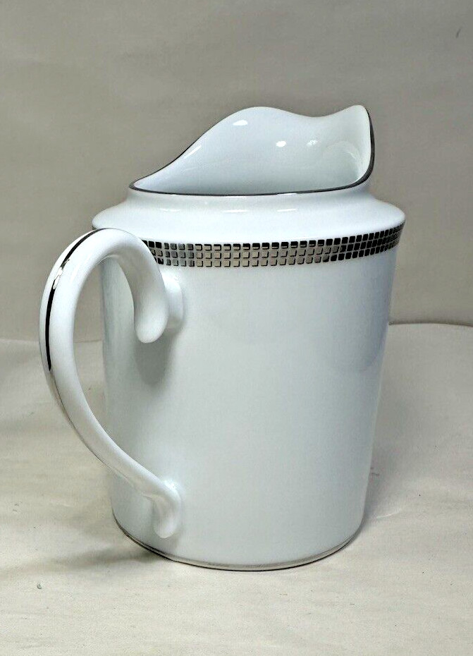 Noritake Pembroke Platinum Porcelain Creamer - New with Tags, Unboxed - Image 2
