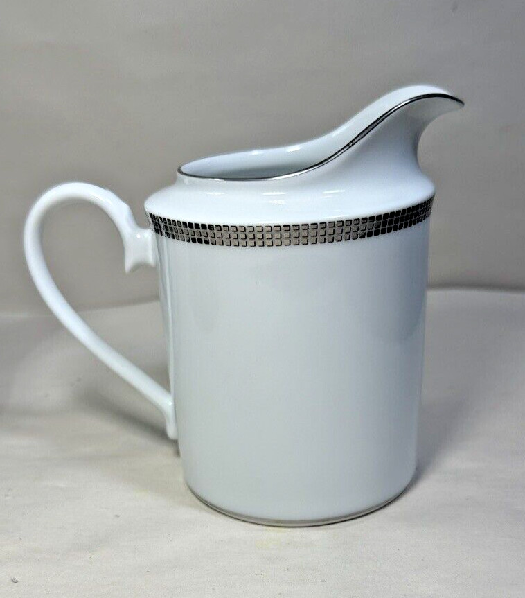 Noritake Pembroke Platinum Porcelain Creamer - New with Tags, Unboxed