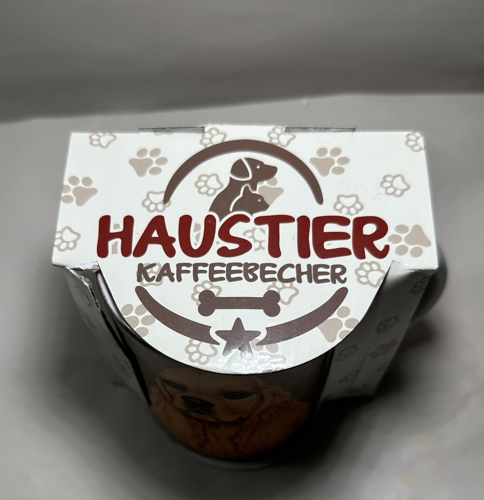 Cocker Spaniel Mug - German Language Text on Cup - New in Box - Image 5