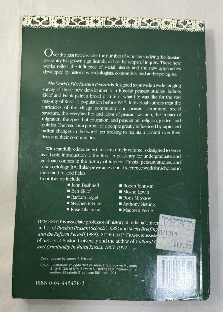 The World of the Russian Peasant: Post-Emancipation Culture / Society- Ben Eklof - Image 6