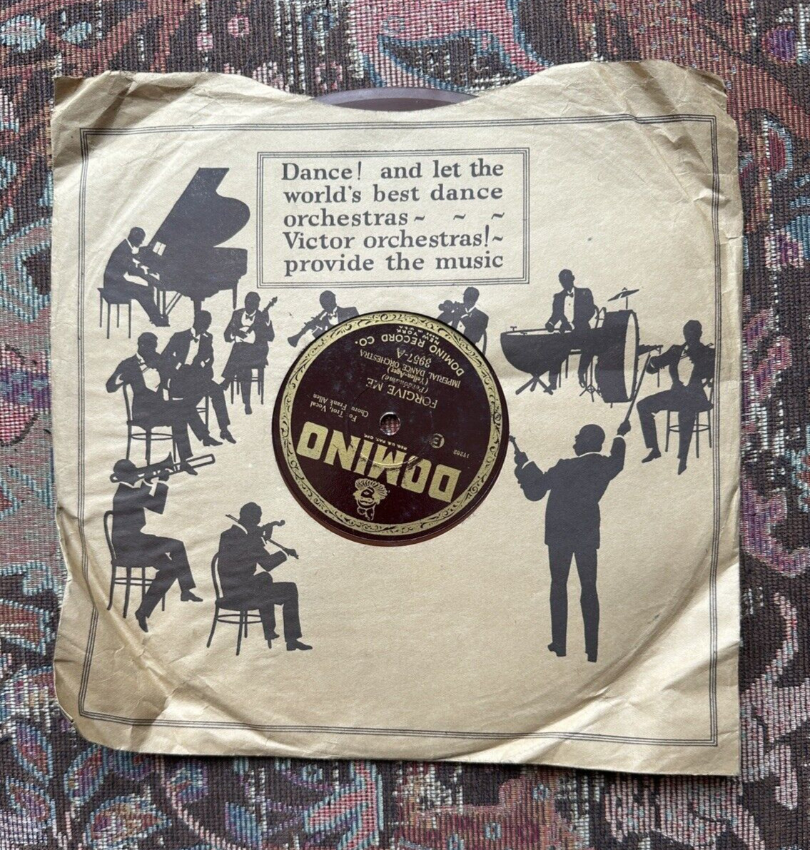 Imperial Dance Orchestra - All I Want Is You / Forgive Me - Domino Record 78rpm - Image 4