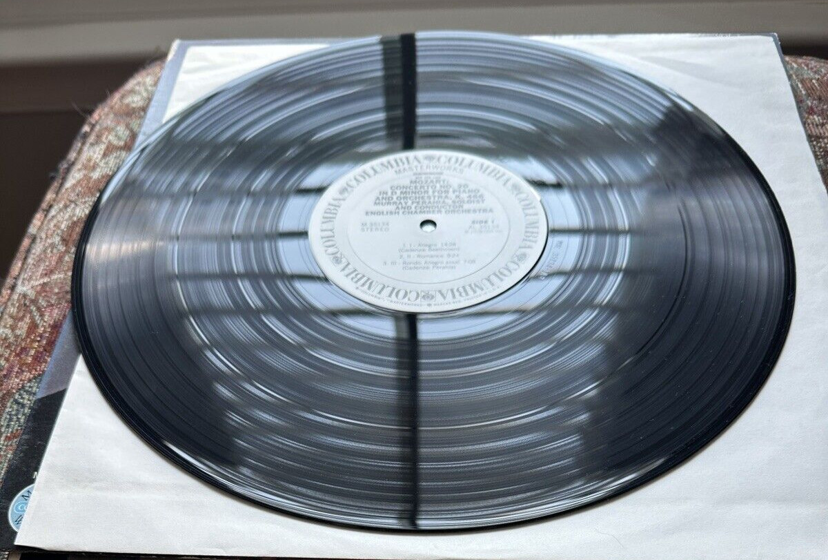 Perahia Plays And Conducts Mozart Vol. 3 LP PROMO Columbia Masterworks M 35134 - Image 3