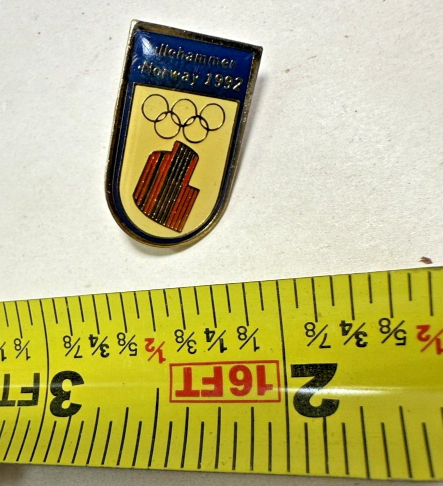 Vtg 1992 Lillehammer Norway 94 Olympic Committee Pin - Image 2