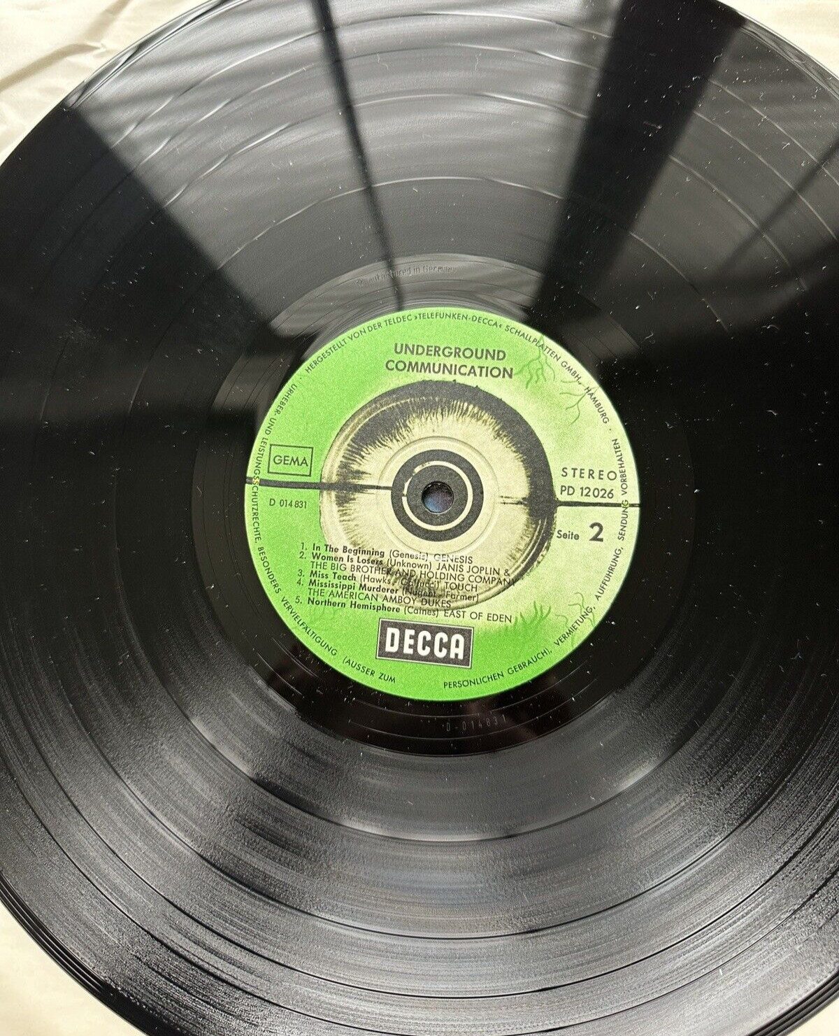 Underground Communication - Decca – PD-12026 - Image 5