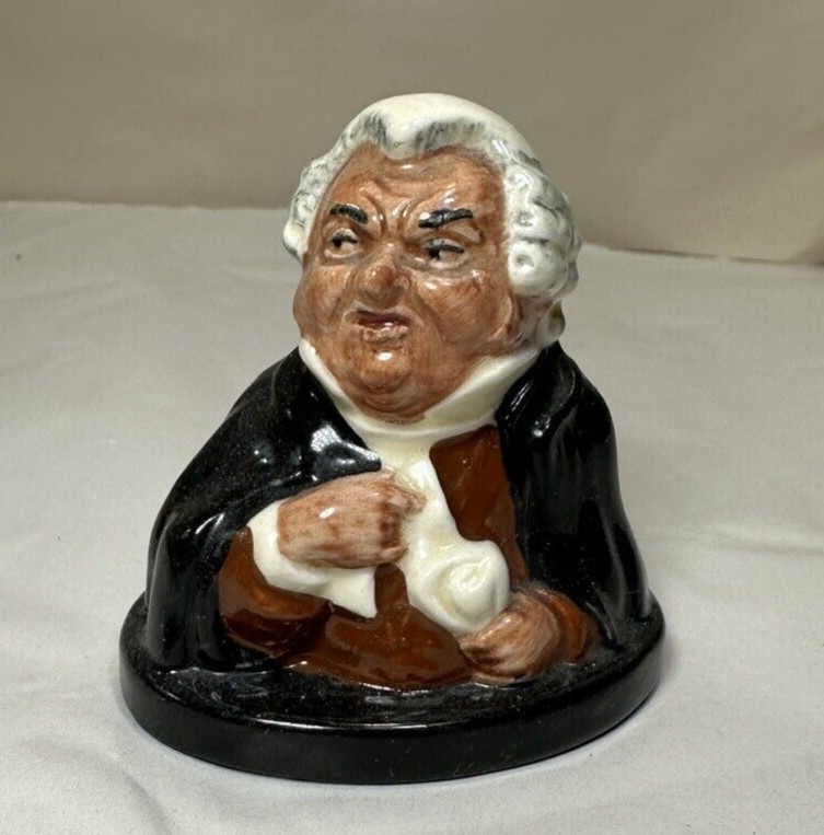 Vintage Royal Doulton Dickens Character Buzfuz Derivative Bust (1939)