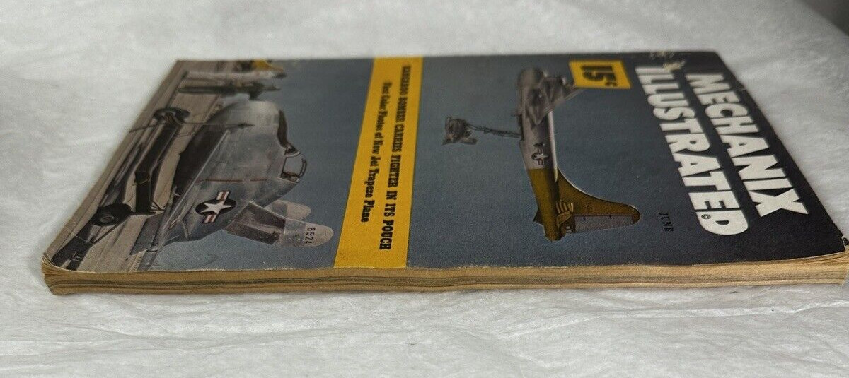 Mechanix Illustrated June 1949 - Kangaroo Bomber Carries Fighter in its Pouch - Image 4