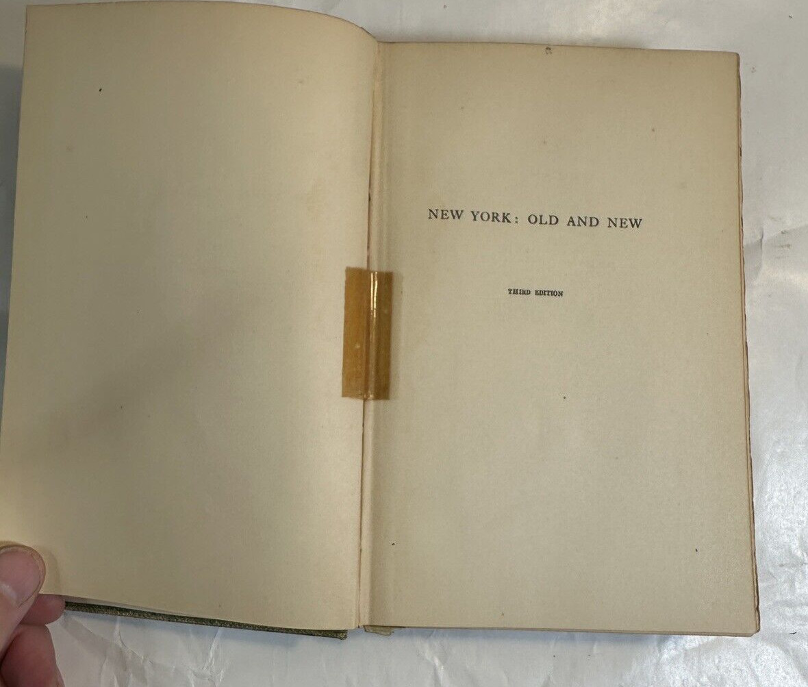 New York Old & New Its Story Streets & Landmarks Rufus Wilson Vol 1 of 2 1902 HC - Image 1