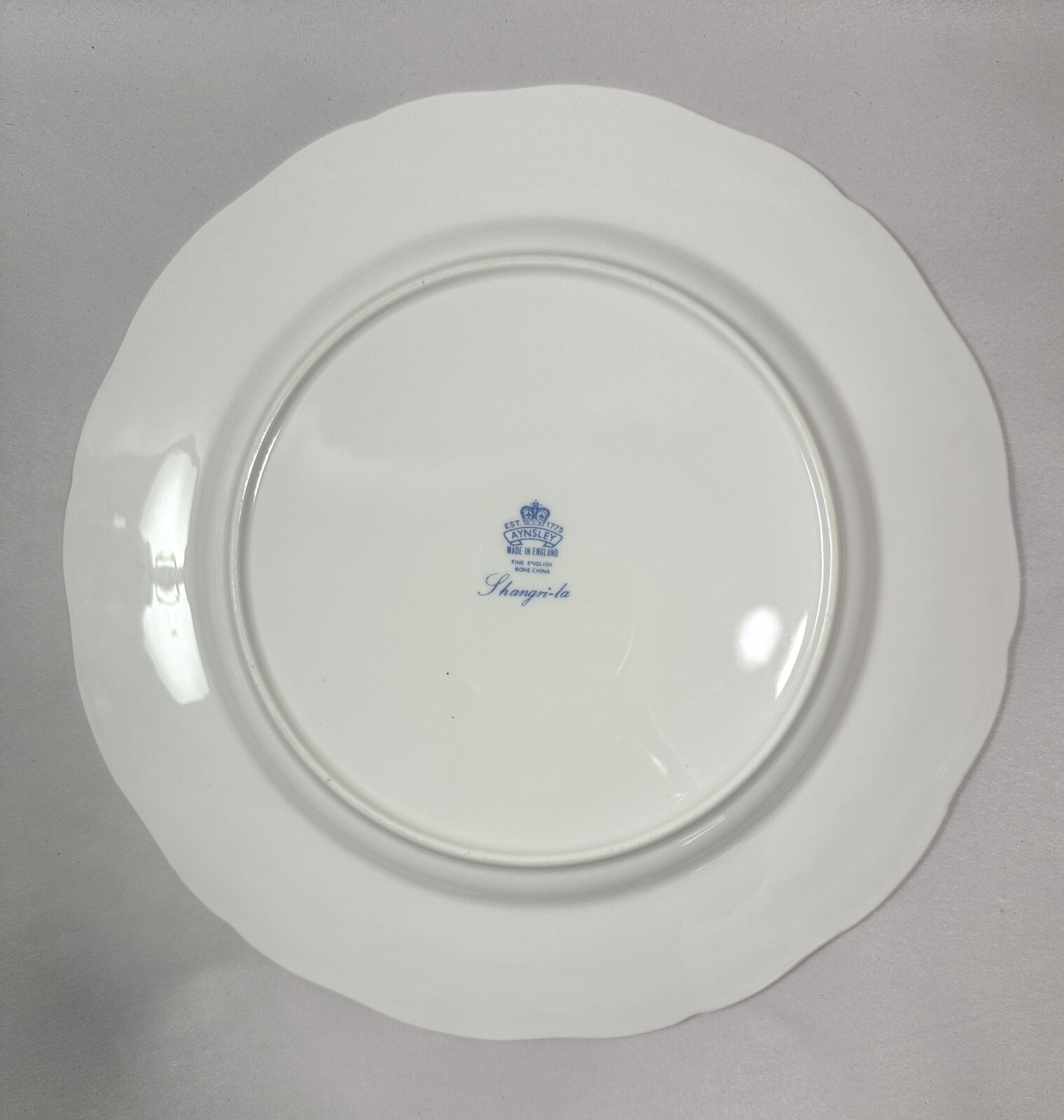 Aynsley Shangri-La Dinner Plate - 10.5" - England - Image 7