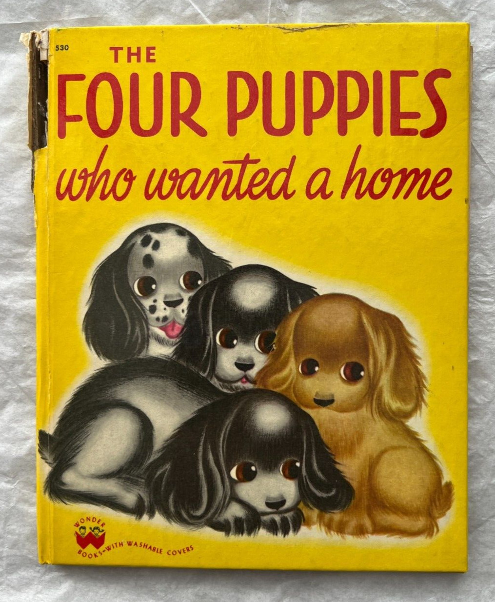 The Four Puppies Who Wanted a Home (1950) Wonder Book