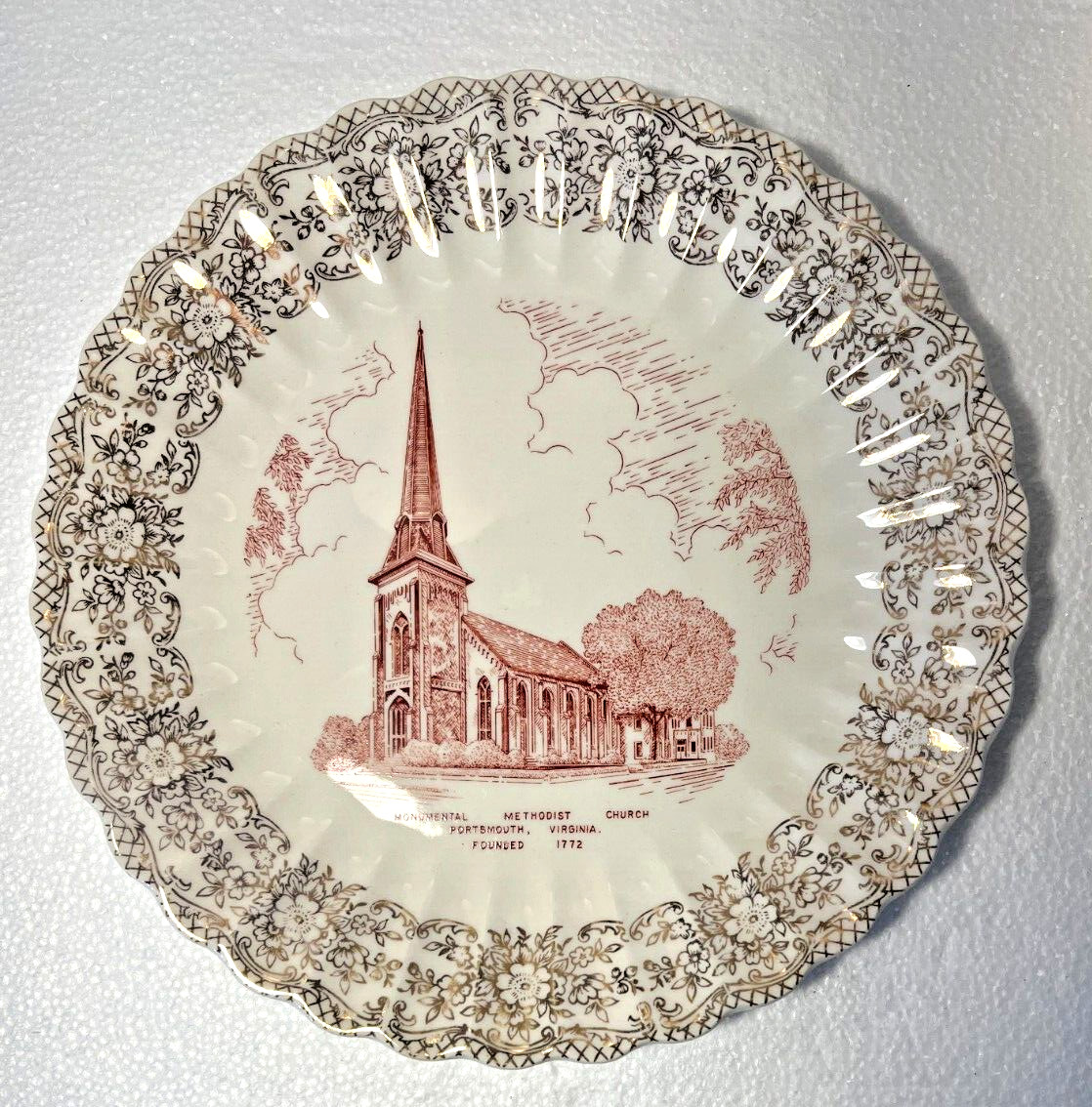 Monumental Methodist Church Portsmouth Virginia - Church Plate - World Wide Art