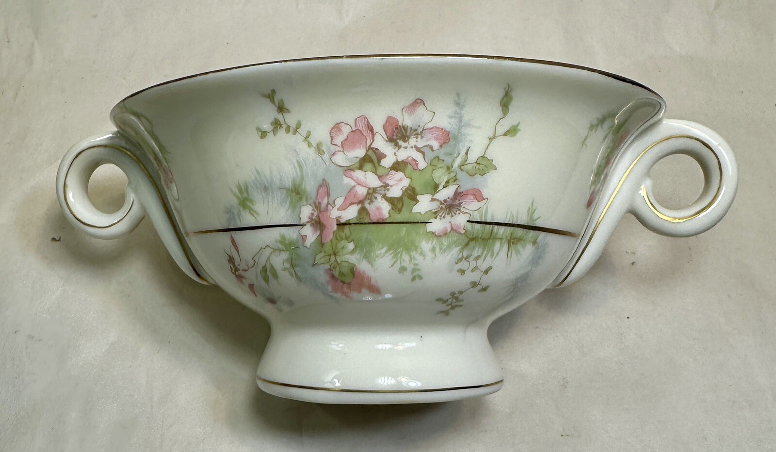 Theodore Haviland Apple Blossom Sugar Bowl and Lid - Immaculate - Image 9