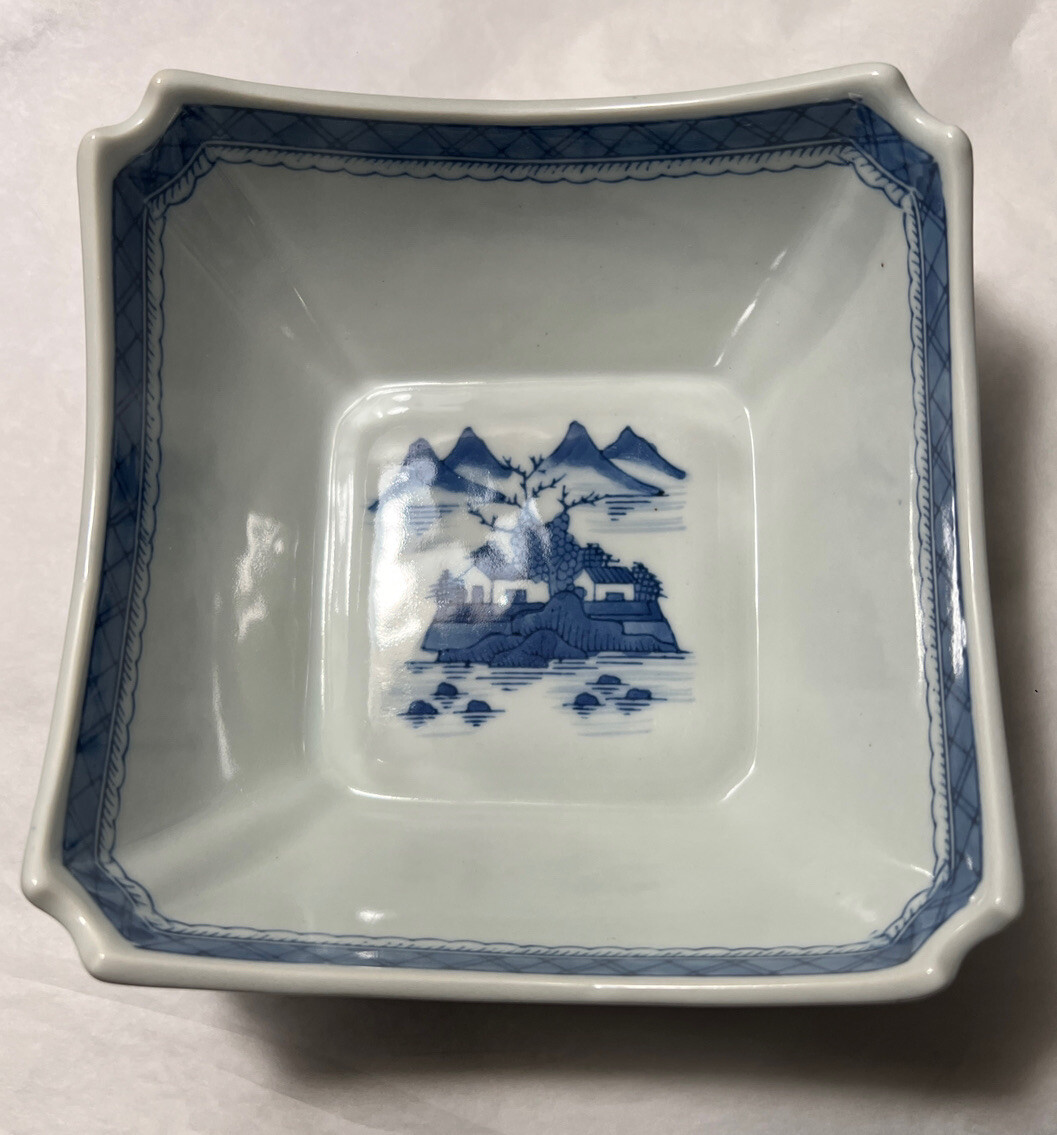 Chinese Blue & White Bowl 6.5 inches by 3 inches - Image 2
