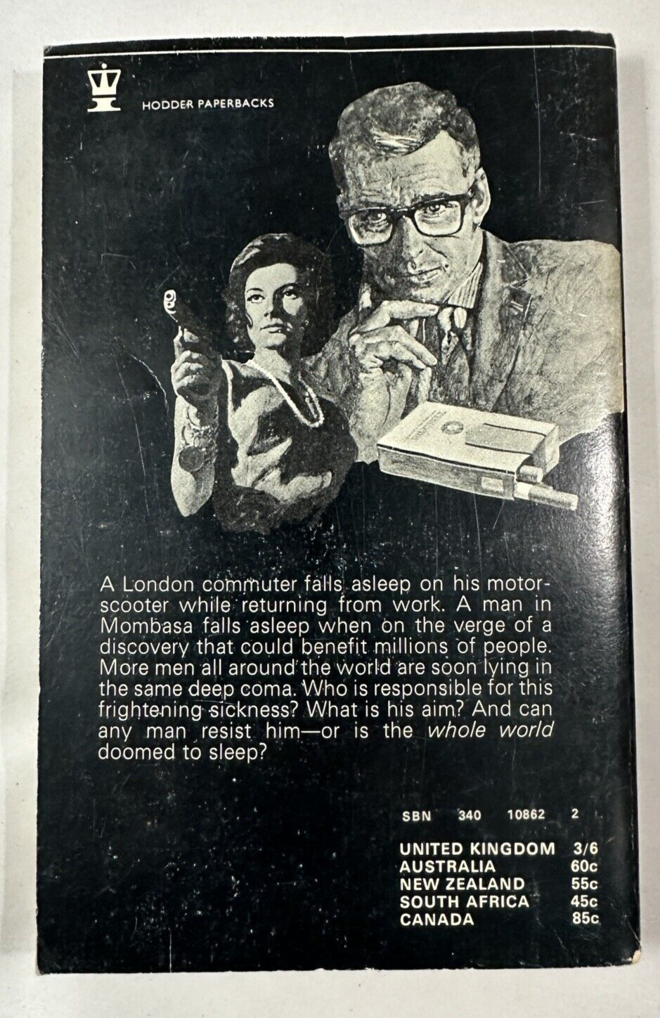 The Sleep (Dr Palfrey Series #24) by John Creasey 1969 - Hodder Paperbacks - Image 3