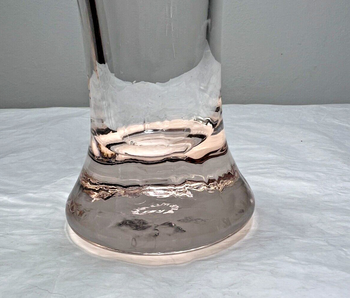 Arte Murano ICET Peach Colored Drinking Glasses - 8 3/4" Tall - Immaculate - Image 2