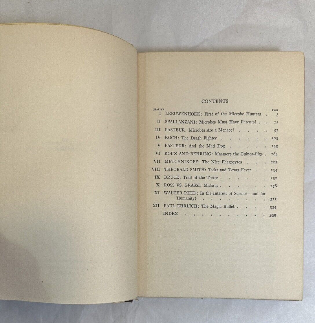 Microbe Hunters by Paul De Kruif - 1926 1st Ed. HC - Blue Ribbon Books - Image 5