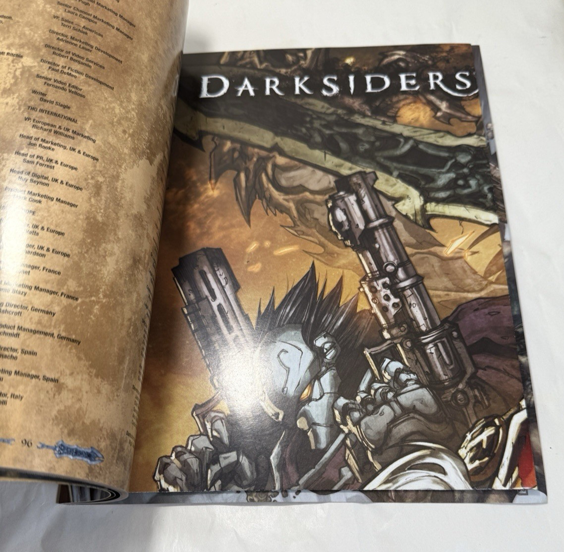 Darksiders Graphic Novel Art Book with Poster - Image 2