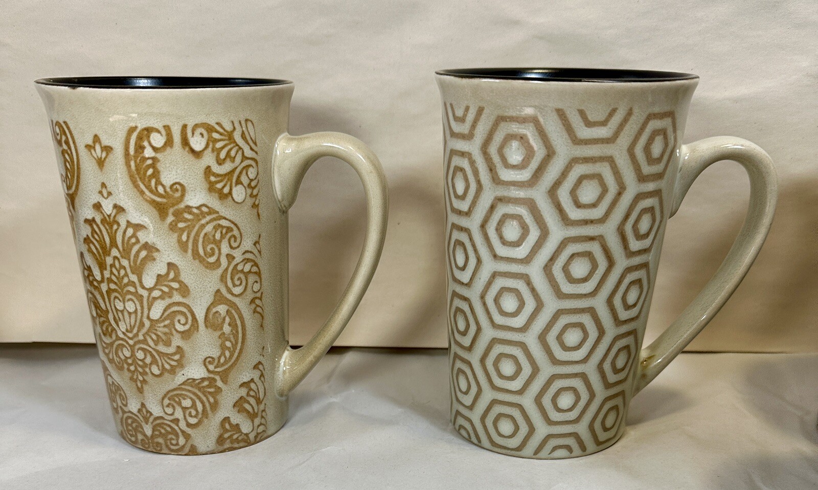 Mikasa Stoneware Coffee / Tea Mugs Gourmet Basics Vintage Ivory Set Of 6 - NEW - Image 3