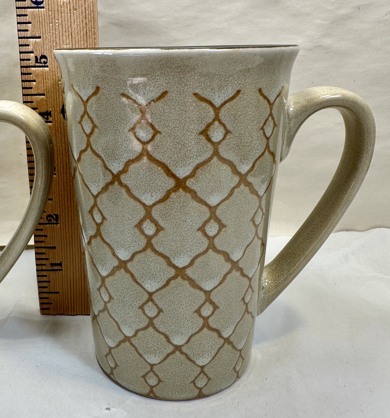 Mikasa Stoneware Coffee / Tea Mugs Gourmet Basics Vintage Ivory Set Of 6 - NEW - Image 5