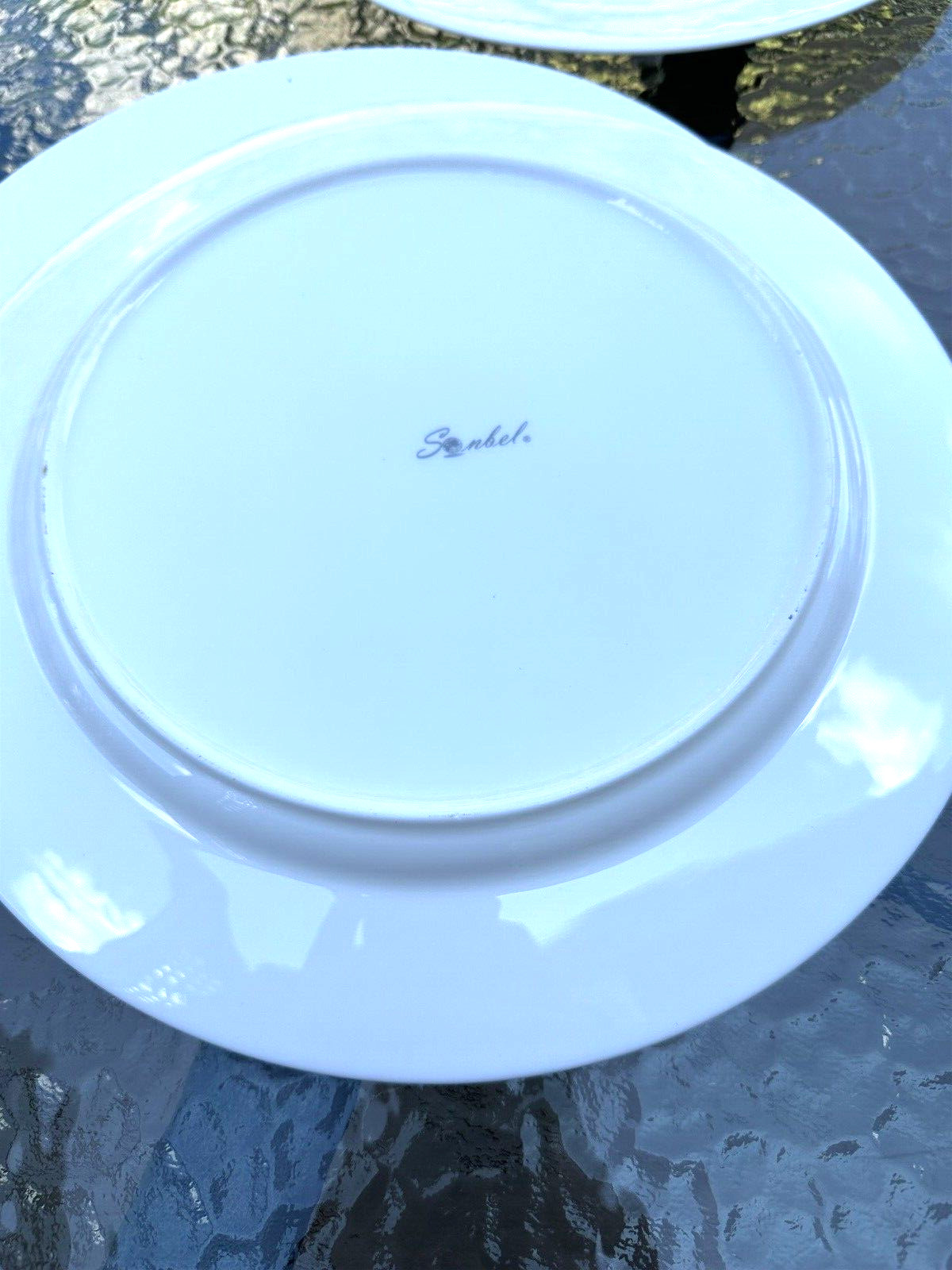 Four (4) SONBEL Restaurant Ware Porcelain Dinner Plates - 12" - Image 2