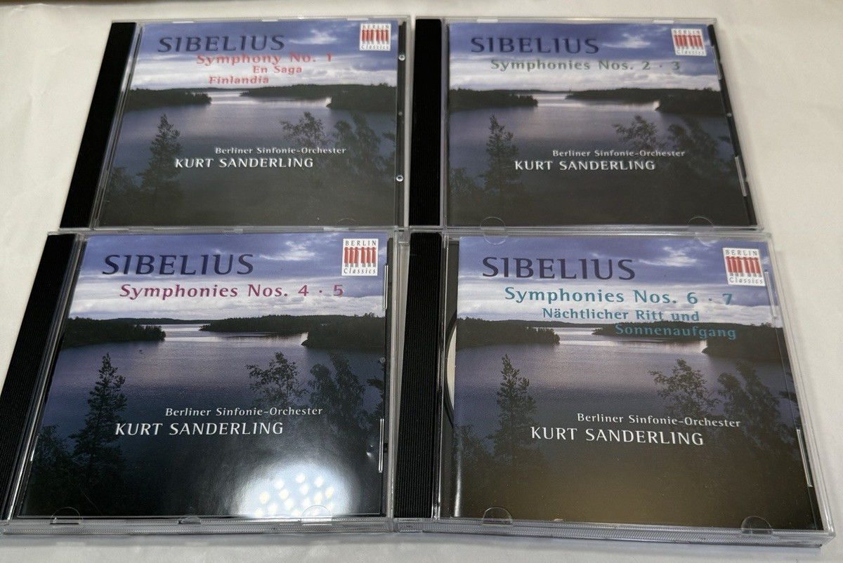 Sibelius - 7 Symphonies - BSO, Kurt Sanderling - Berlin Classics, 4-CD Set - Image 2