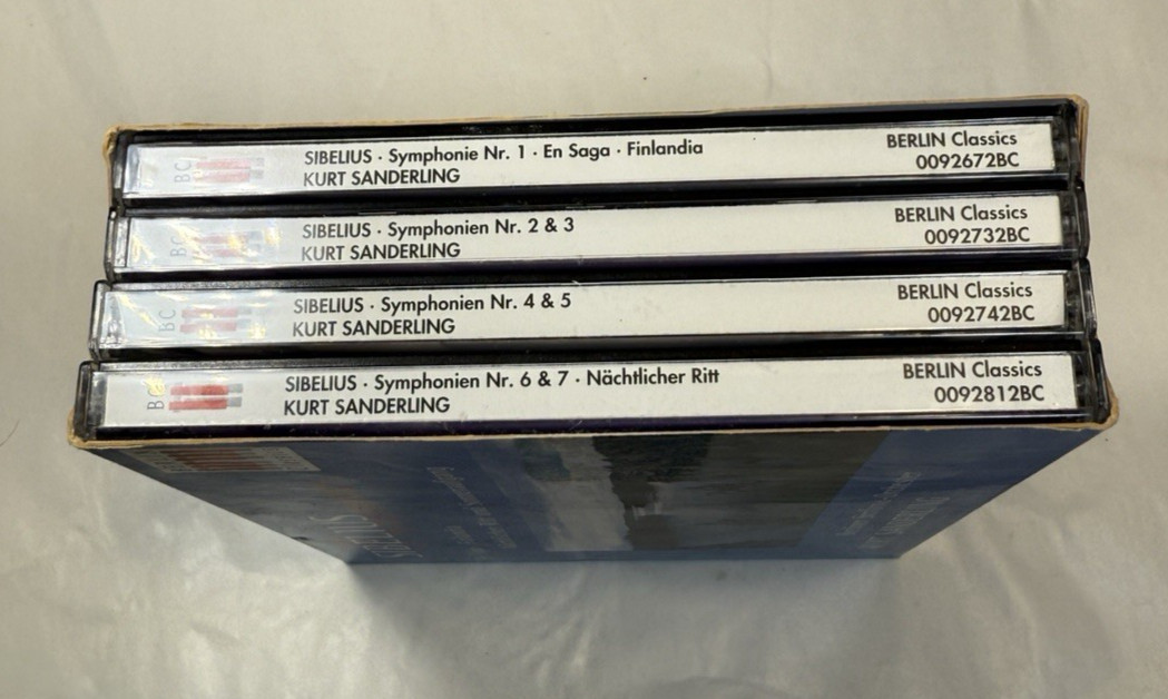 Sibelius - 7 Symphonies - BSO, Kurt Sanderling - Berlin Classics, 4-CD Set - Image 3