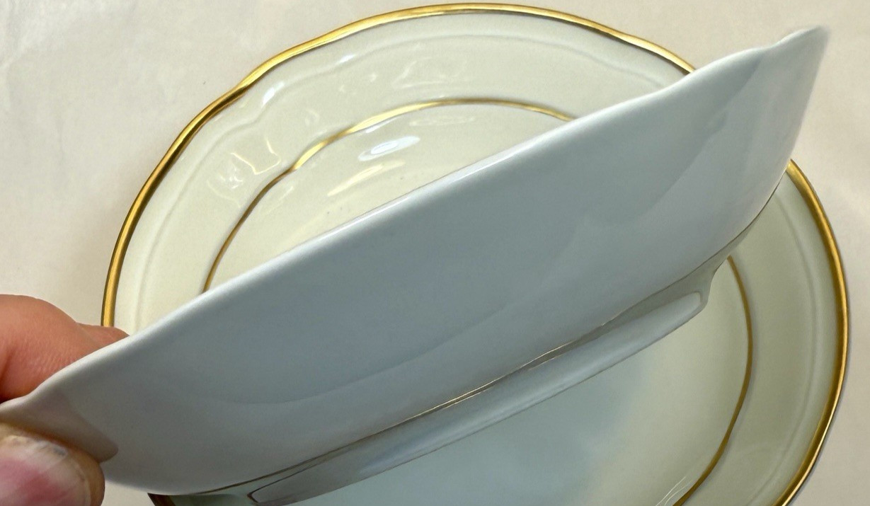 Set of 10 Limoges L.Bernardaud Louis IV Fruit / Dessert (Sauce) Bowls - 5-3/8" - Image 2