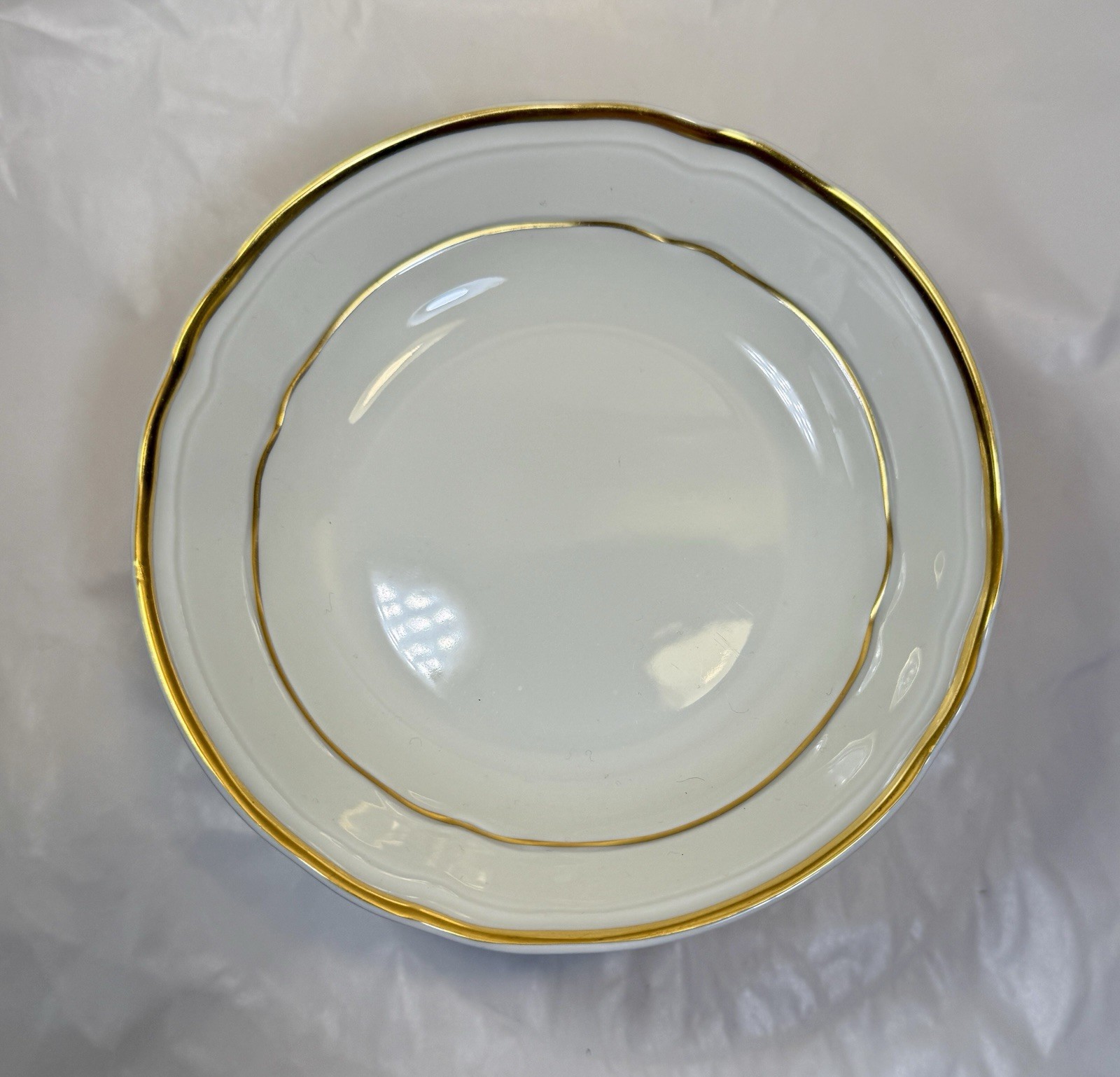 Set of 10 Limoges L.Bernardaud Louis IV Fruit / Dessert (Sauce) Bowls - 5-3/8" - Image 4