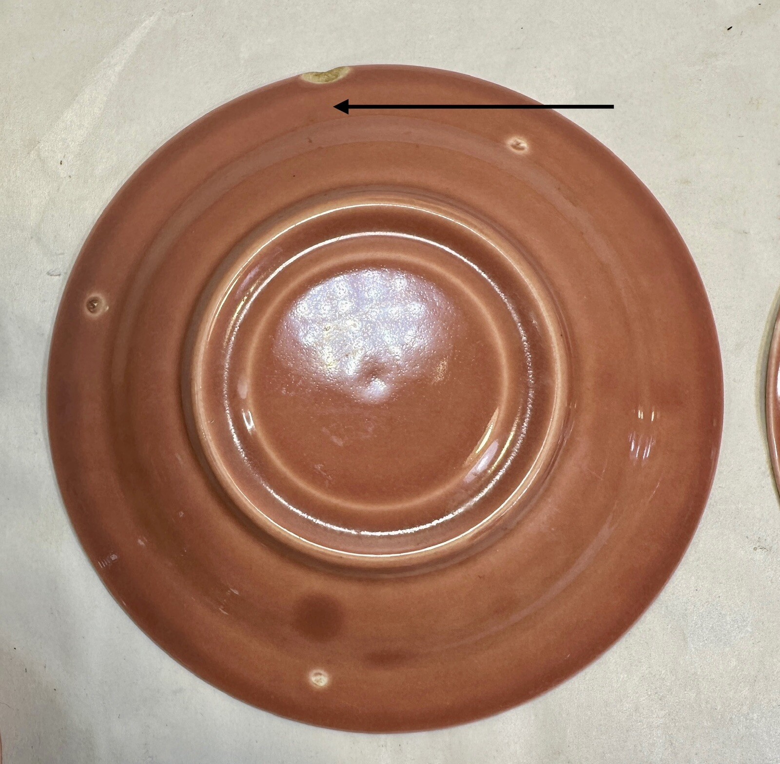 Set of 2 Harlequin Cup & Saucers - Coral - Homer Laughlin Pottery Vintage Retro - Image 5