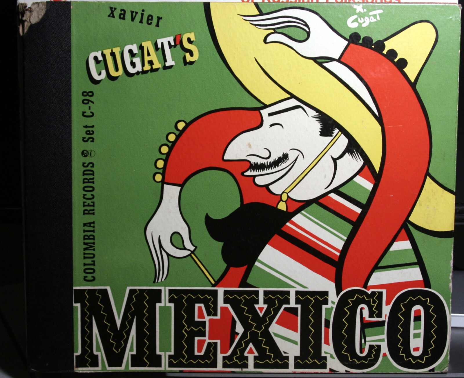 1941 XAVIER CUGAT'S MEXICO 78 RPM 10" LP 4 Record Set C-98 Rumba 40s Latin Jazz - Image 1