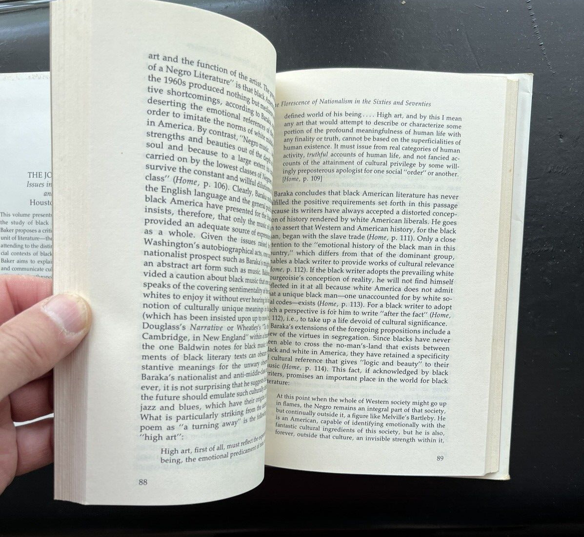 The Journey Back: Issues In Black Literature -Houston A Baker Jr. - Signed - Image 4