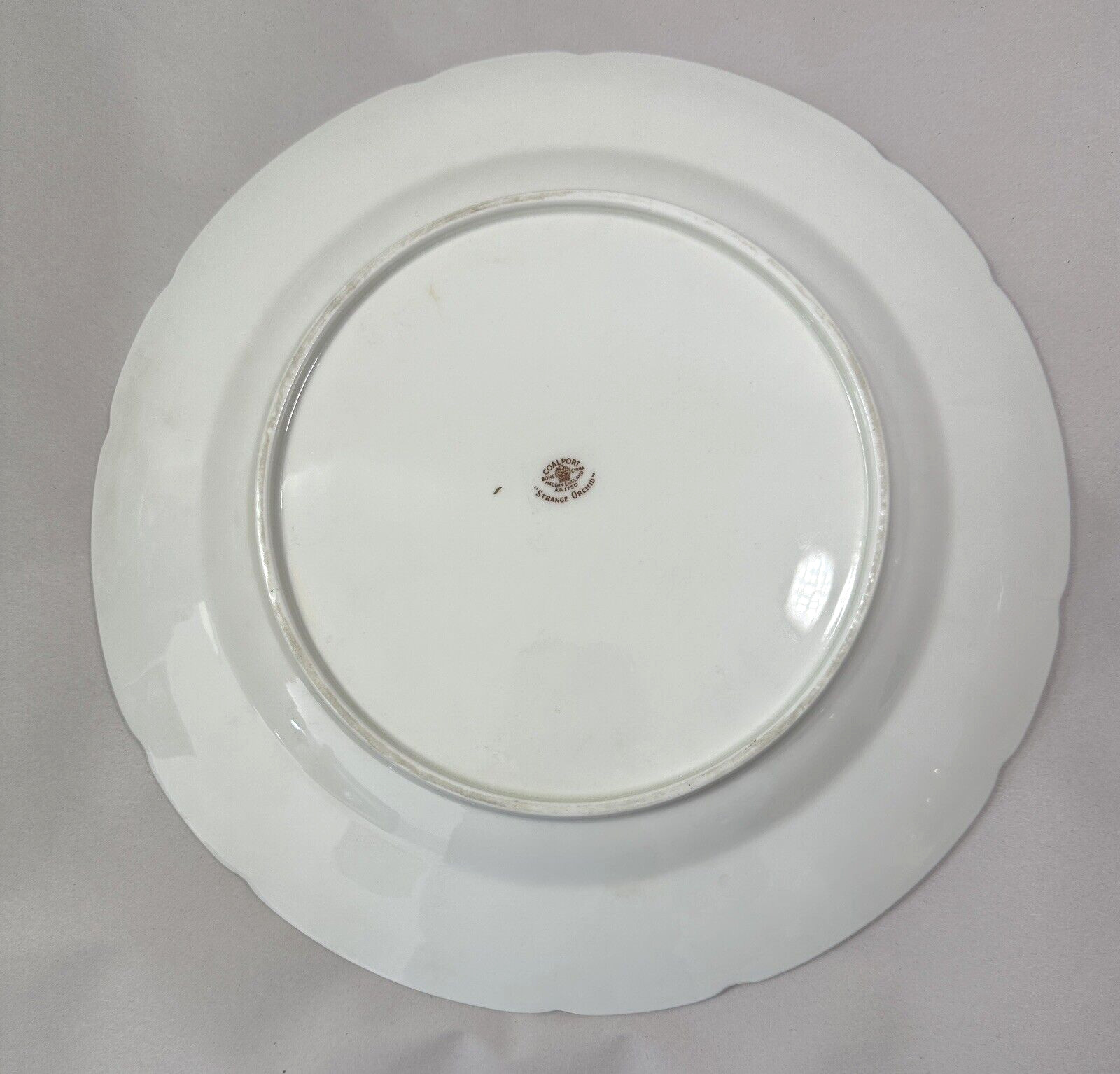 Coalport Strange Orchid Chop Plate / Platter - 12"  UK Made - Image 3