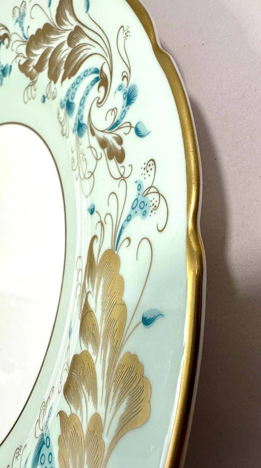 Coalport Strange Orchid Chop Plate / Platter - 12"  UK Made - Image 7